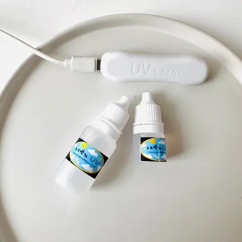 พร้อมส่งเรซิ่น uv 3 ml./10 ml./ไฟฉาย uv/ไฟuv+usb