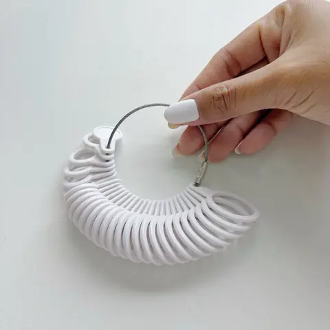 สินค้าใหม่!! พร้อมส่ง ชุดวงแหวนวัดsizeแหวนแบบพลาสติก/อลูมิเนียม